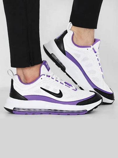 Men's Air Max AP Triple Low Top Sneakers White Action Grape - NIKE - BALAAN 2