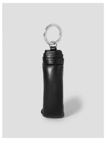 Unisex Wadded key holder ring black contemporary domestic product GM0024062712610 - LEMAIRE - BALAAN 1