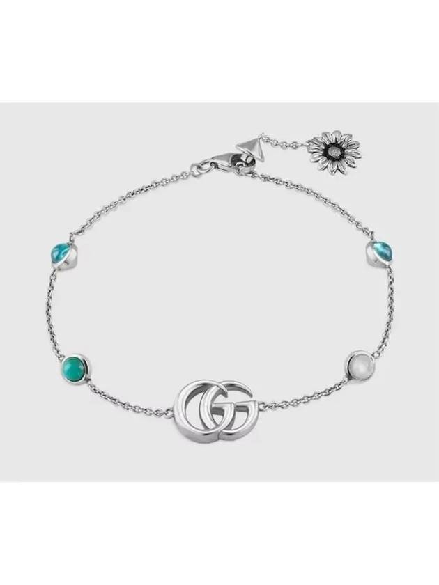 Double G Flower Charm Bracelet YBA527393001 Silver - GUCCI - BALAAN 2