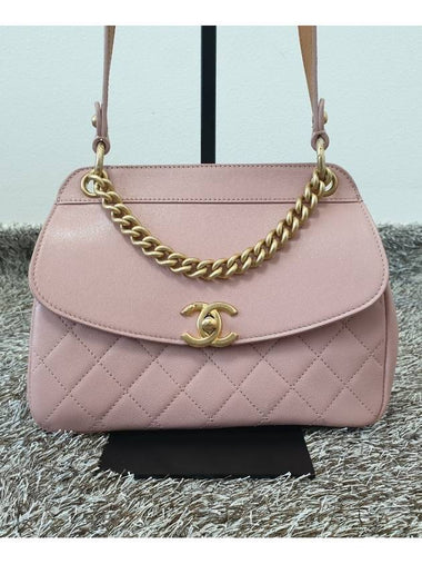 Lambskin Calfskin Gold Metal Flap Bag - CHANEL - BALAAN 1