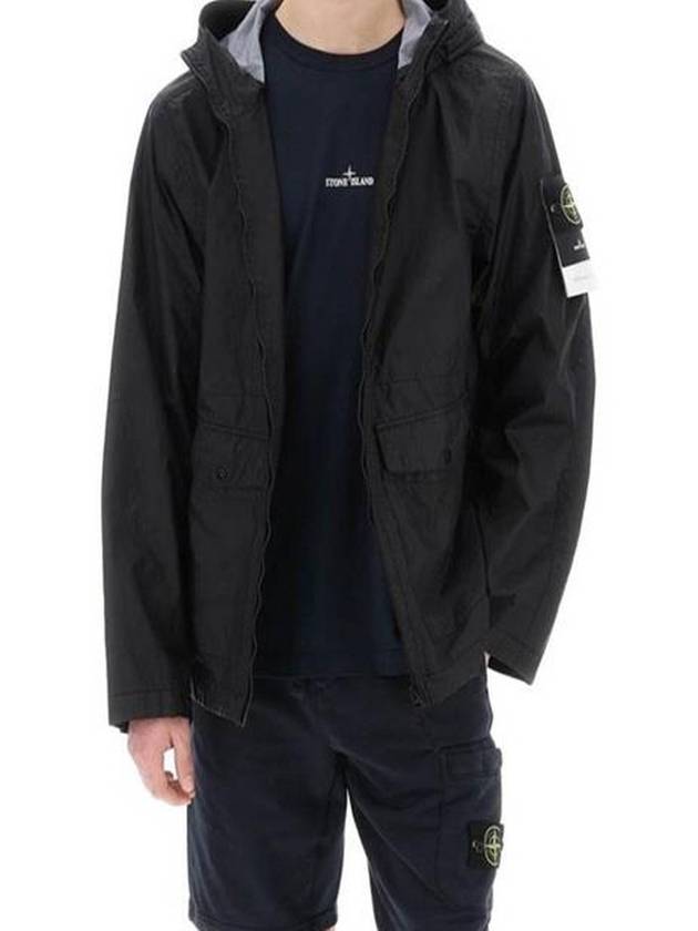 Membrana 3L TC Hooded Jacket Black - STONE ISLAND - BALAAN 6