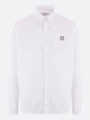 Bold Fox Head Long Sleeve Shirt White - MAISON KITSUNE - BALAAN 2