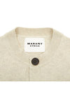 Newton Cotton Cardigan Light Grey - ISABEL MARANT ETOILE - BALAAN 10