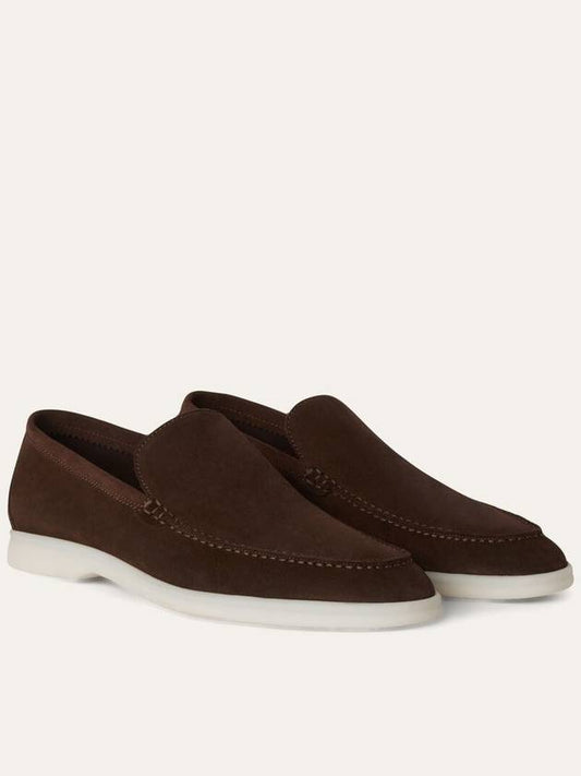 Summer Work Suede Loafers Brown - LORO PIANA - BALAAN 2