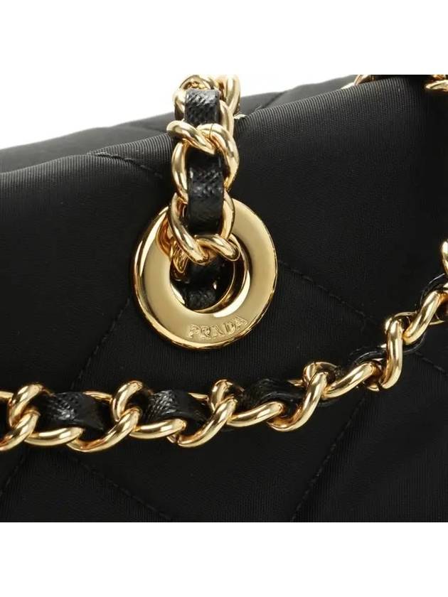 1995 chain medium shoulder bag black - PRADA - BALAAN 9