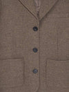 Happiness Handmade Herringbone Wool JacketBrown - HARDCORE HAPPINESS - BALAAN 6