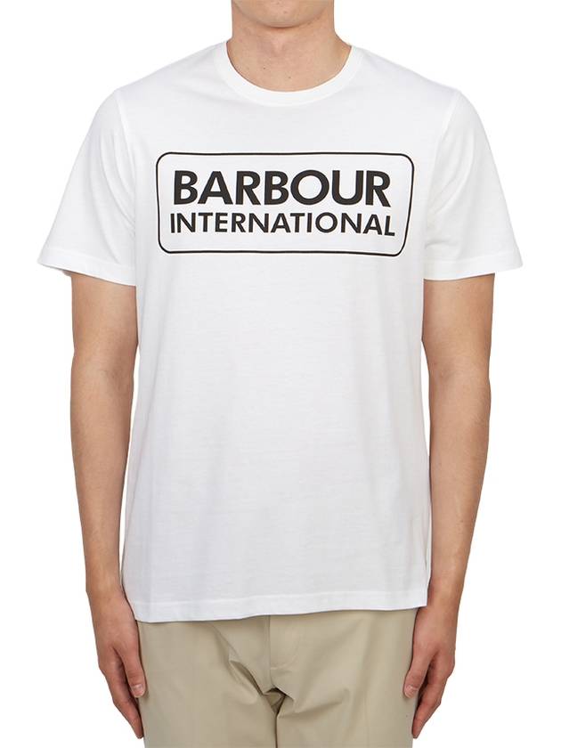 International Essential Large Logo Short Sleeve T-Shirt White - BARBOUR - BALAAN 2