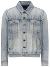 Men's Denim Jacket Light Blue - SAINT LAURENT - BALAAN 1