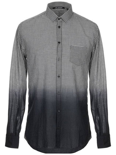 gradation check shirt - NEIL BARRETT - BALAAN 1