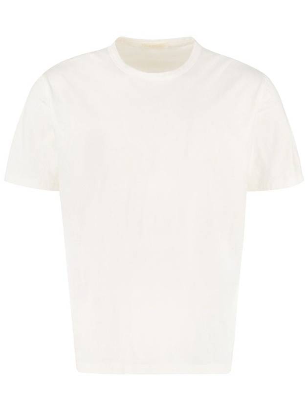 New Box Cotton Crew Neck Short Sleeve T-Shirt White - OUR LEGACY - BALAAN 2