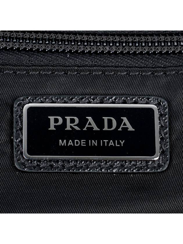 Triangle Logo Re-Nylon Backpack Black - PRADA - BALAAN 11