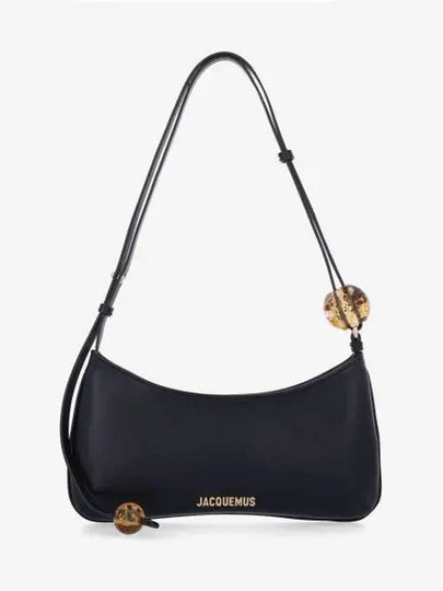 Le Bisou Perle Beaded Shoulder Bag Black - JACQUEMUS - BALAAN 2