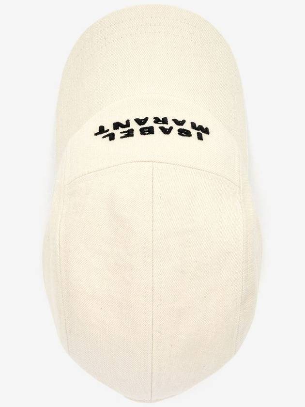 Tedji Ball Cap Ecru - ISABEL MARANT - BALAAN 3