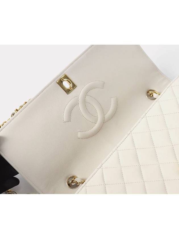 Classic CC gold plated ivory chain bag cross shoulder 2VCHB27269 - CHANEL - BALAAN 7