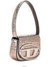 1DR Metallic Monogram Iconic Shoulder Bag Pink - DIESEL - BALAAN 4