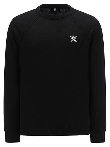 Official M TRIMMING ROUND PULLOVER BK - ANEWGOLF - BALAAN 1