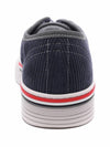 Men's RWB Sole Cotton Low Top Sneakers Navy - THOM BROWNE - BALAAN 5