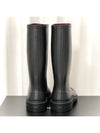 Rubber Rain Boots Cow Chalk Black G39620 - CHANEL - BALAAN 2