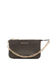 Jet Set Chain Leather Shoulder Bag Brown - MICHAEL KORS - BALAAN 1