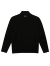 Jagard Windproof Lined Half Zip Up Sweater 2303GXKWBLACK - BLACK&WHITE - BALAAN 2