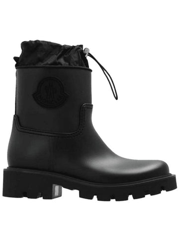 Kickstream Rain Boots Black - MONCLER - BALAAN 1