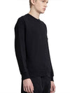 Cotton Crew Neck Sweatshirt Navy - STONE ISLAND - BALAAN 4