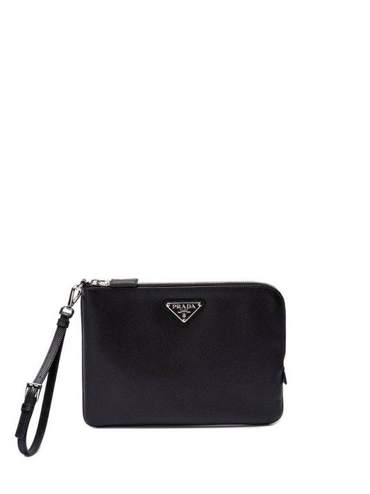 Saffiano Leather Pouch 2NH0242FAD F0002 NERO - PRADA - BALAAN 1