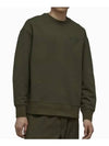 Y3 Logo Classic Loose Fit Sweatshirt Khaki - YOHJI YAMAMOTO - BALAAN 2