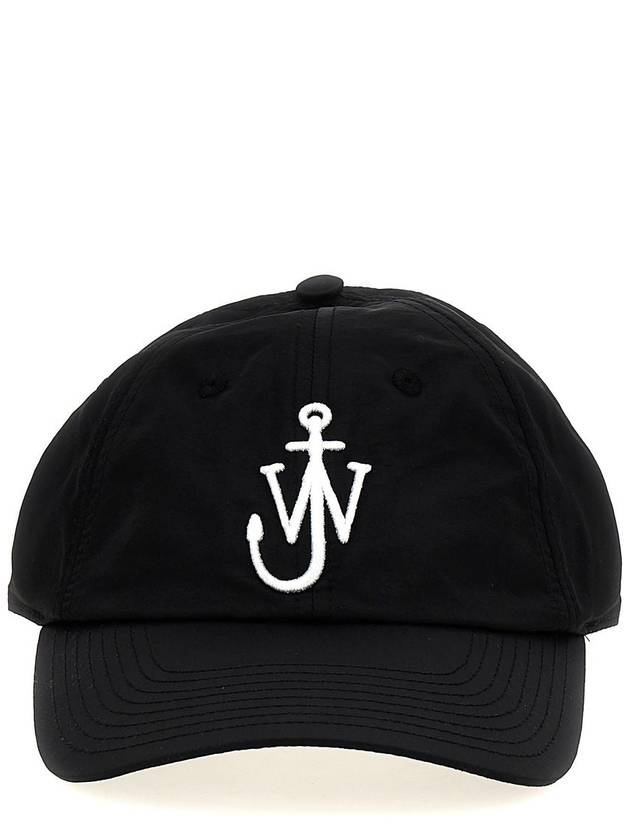 Anchor Logo Baseball Cap Black - JW ANDERSON - BALAAN 2