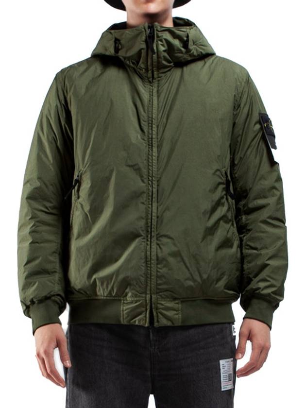 Crinkle Reps R NY Padding Green - STONE ISLAND - BALAAN 2