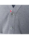 Milano Stitch 4-Bar Cardigan Medium Grey - THOM BROWNE - BALAAN 6