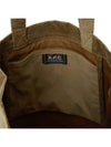 Lou Logo Vertical Tote Bag Camel - A.P.C. - BALAAN 9