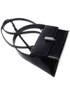 Geometric Small Shoulder Bag Black - SALVATORE FERRAGAMO - BALAAN 6