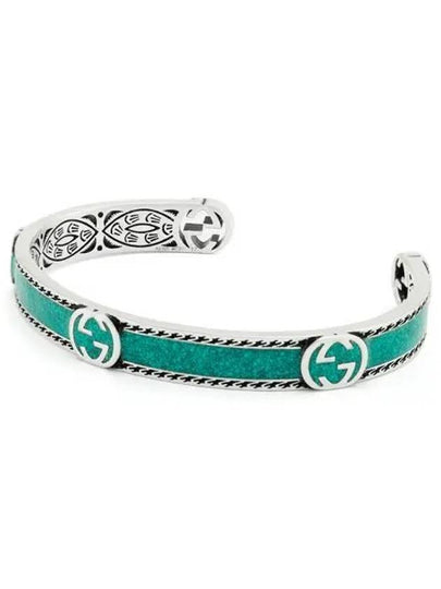 Interlocking G Bracelet YBA645570001 Green - GUCCI - BALAAN 2