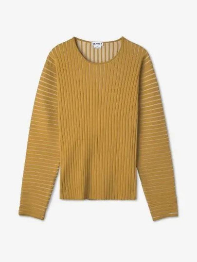 Costa Knit Top Yellow Ocher - SUNNEI - BALAAN 2