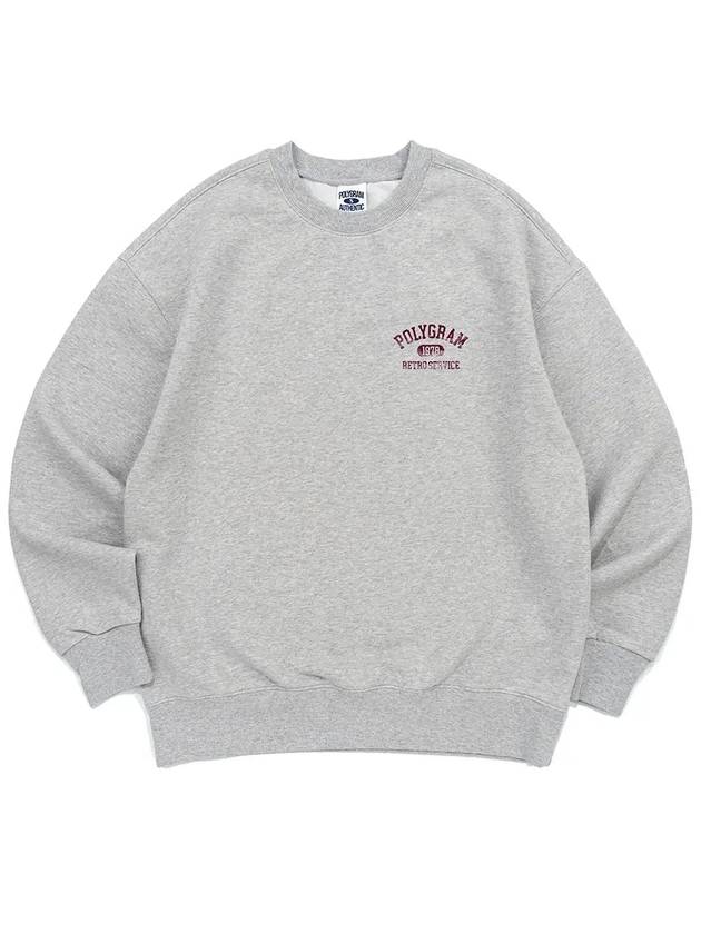 Vint Retro Service Sweatshirt Melange - POLYGRAM - BALAAN 1