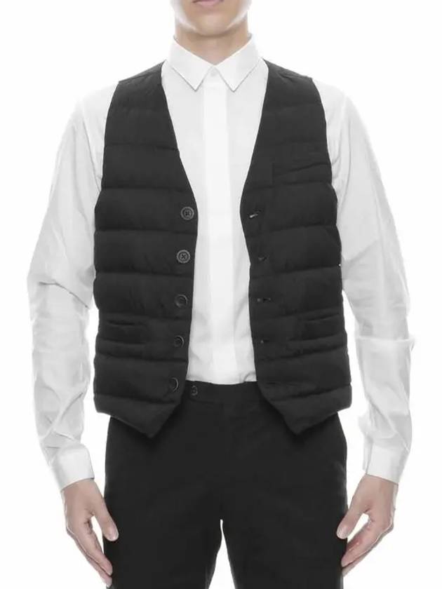 Button-Up Padded Vest Black - HERNO - BALAAN 5