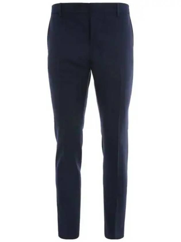 Cigarette Fit Straight Pants Nautic Blue - AMI - BALAAN 2