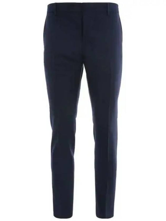 Cigarette fit wool nautical blue pants 271510 - AMI - BALAAN 1