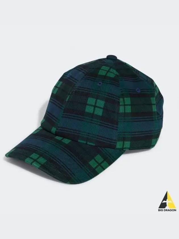 Tartan Baseball Cap NINDIGCGREEN - ADIDAS - BALAAN 1