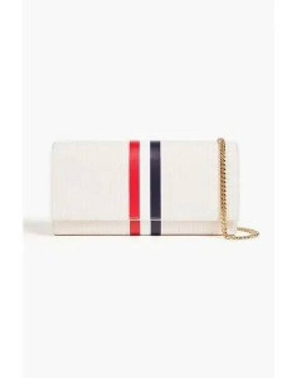 Flap Chain Shoulder Bag Pink Beige - THOM BROWNE - BALAAN 2