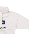 Mansell Logo Hoodie Top Ecru - ISABEL MARANT - BALAAN 5