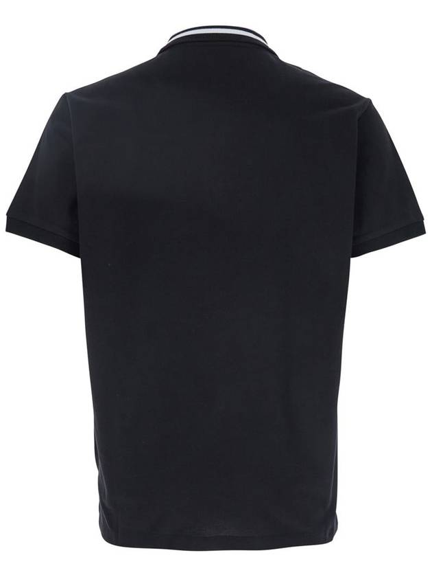 Classic ORB Logo Polo Shirt Black - VIVIENNE WESTWOOD - BALAAN 3