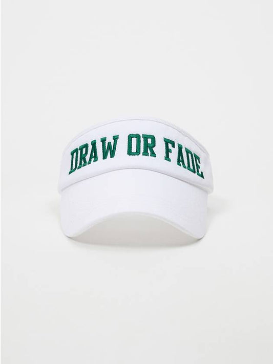 Drawfade casual fit visor white - GOXO - BALAAN 1