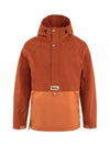 Men's Vardag Anorak Autumn Leaf Terracotta Brown - FJALL RAVEN - BALAAN 2