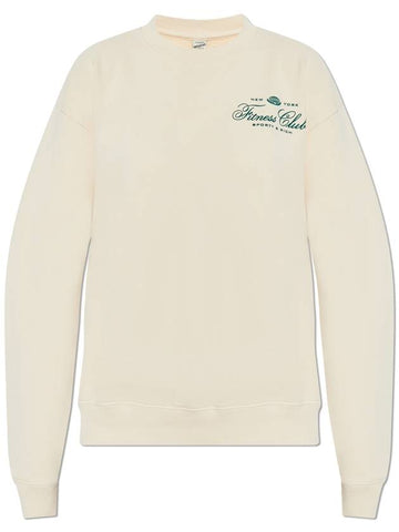 Sporty & Rich Sweatshirt From The Fitness World Collection, Unisex, Cream - SPORTY & RICH - BALAAN 1