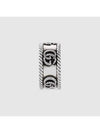 Double G Ring Silver YBC627729001 - GUCCI - BALAAN 4