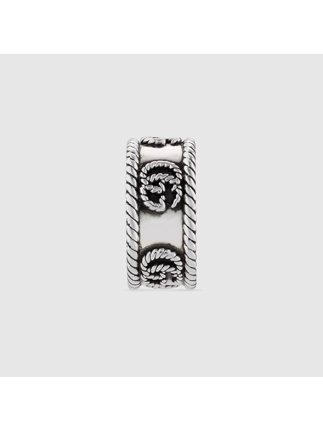 Double G Ring Silver YBC627729001 - GUCCI - BALAAN 4