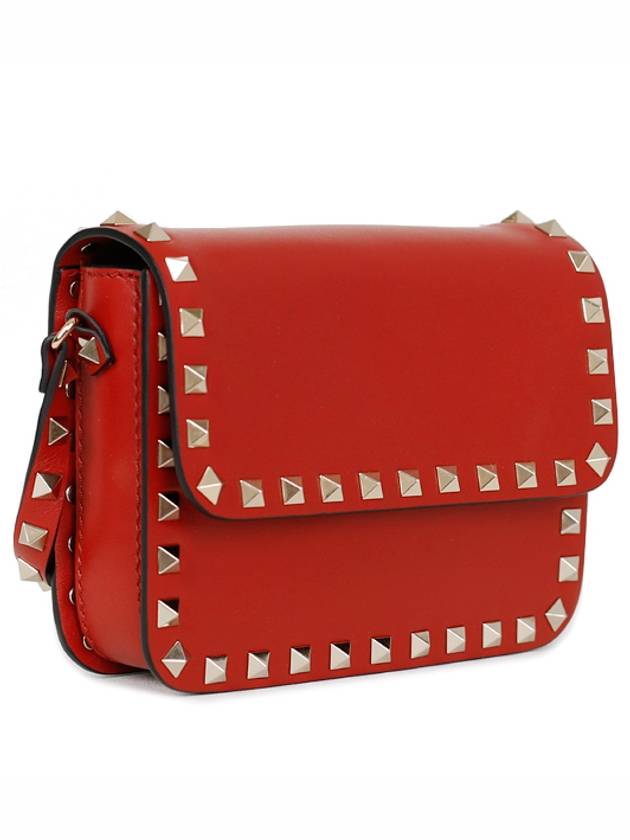 Rockstud Flap Crossbody Bag LW2B0104BOL BRO Red - VALENTINO - BALAAN 2