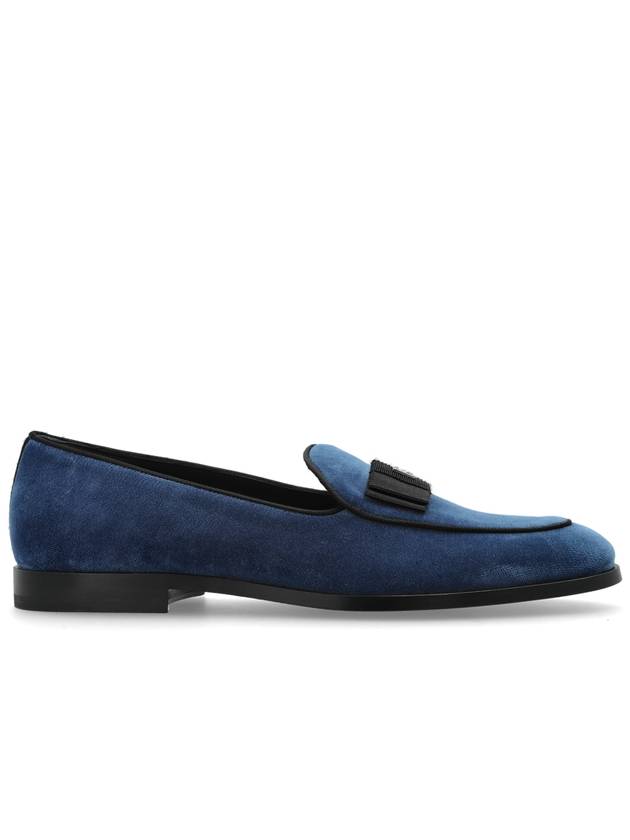 Dolce & Gabbana Shoes With Logo, Men's, Blue - DOLCE&GABBANA - BALAAN 1